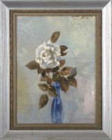 Errol Boyley; A White Rose in a Blue Bottle