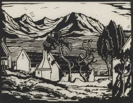 Jacob Hendrik Pierneef; Huis en Berge (Nilant 11)