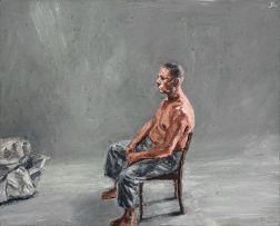 Johann Louw; Untitled - Seated Figure