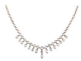 Victorian moonstone necklace