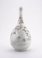A Chinese ‘grisaille’ bottle vase, Republic period, 1912-1949
