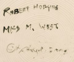 Robert Hodgins; Portrait of Miss M West