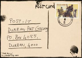 Norman Catherine; The Kill, postcard