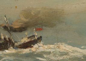 George William Pilkington; Ship at Sea