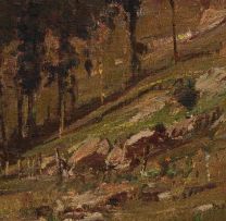 Adriaan Boshoff; Landscape with Horses
