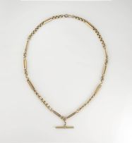 Victorian gold watch chain