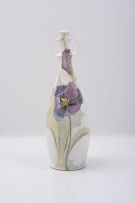 An Art Nouveau eggshell porcelain two-handled bottle vase, Rozenburg, 1903