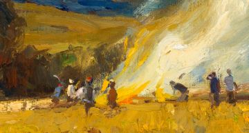 Adriaan Boshoff; Burning Field