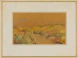 Walter Battiss; Landscape with Stream