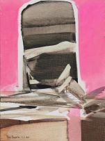 Nils Burwitz; Abstract on Pink Background
