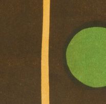 Hannes Harrs; Abstract Composition with Green Dot