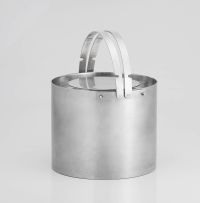 A Danish stainless steel ‘Cylinda-Line’ ice bucket, Arne Jacobsen for Stelton, Copenhagen, 1960s