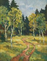 Hans Falck; Road through Forest