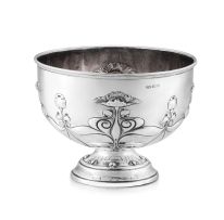 An Edward VII silver rose bowl, Henry Wigfull, Sheffield, 1903