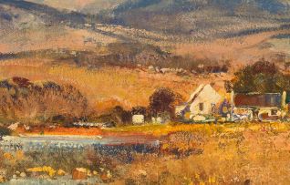Gerrit Roon; Landscape with Farmhouse