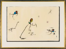 Joan Miró; Abstract, Barcelona 1972-73 Series, No. 11