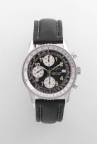 Gentlemen’s stainless steel Breitling Navitimer wristwatch, Ref. A13322