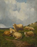 Thomas Sidney Cooper; Sheep in the Landscape
