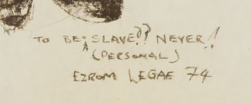 Ezrom Legae; To be a Slave?? Never!! (Personal)