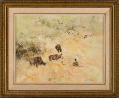 Errol Boyley; Herdboys with Cattle