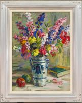Gregoire Boonzaier; Still Life with Vase of Flowers