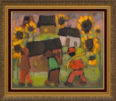Frans Claerhout; Village of Sunflowers