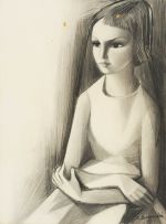 Zoltan Borbereki; Portrait of a Girl