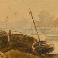 Peter de Wint; River Scene