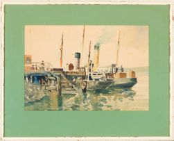 Nils Andersen; Harbour Scene