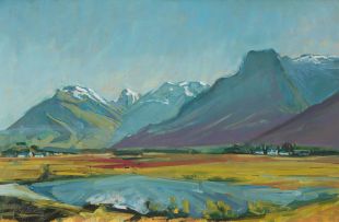 Philip Erskine; Matroosburg Mountains in Winter (sic)