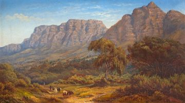 Charles Rolando; A View of Devil's Peak and the Eastern Slopes of Table Mountain