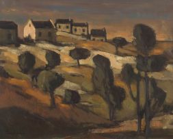 James Thackwray; Houses in a Landscape