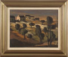 James Thackwray; Houses in a Landscape