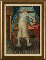 Eugene Labuschagne; Ironing Lady (The Artist's Wife)