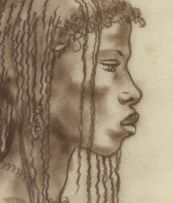 François Krige; Portrait of a Barakwena Girl