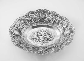 A silver dish, .925 Sterling