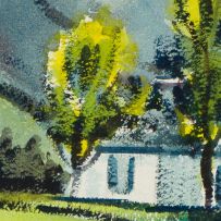 Richard Cheales; Cottage in Mountain Landscape