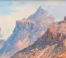 Willem Hermanus Coetzer; Mountain Landscape