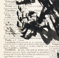 Bronwyn Law-Viljoen and William Kentridge; 'William Kentridge: Flute' (book edited by Bronwyn Law-Viljoen, published by David Krut) and 'Tree' (ink drawing), two