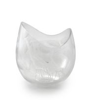 A Kosta Boda engraved and etched glass vase, designed by Vicke Lindstrand, No 42247