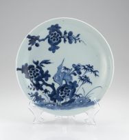 A Chinese blue and white dish, Qing Dynasty, early 19th century