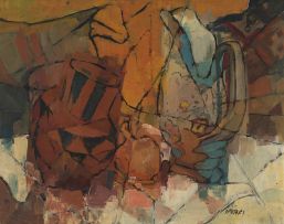 Frank Spears; Still Life with Jug and Pot
