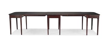 A George III mahogany extending dining table, early 19th century