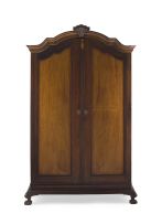 A Cape stinkwood and yellowwood cupboard/wardrobe, 19th century