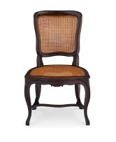 A Cape Louis XV style stinkwood and caned side chair, circa 1770