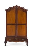 A Cape stinkwood and yellowwood armoire, late 18th/early 19th century