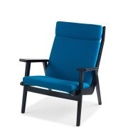 A Robert Parry ebonised ‘No 1611 Matrass’ Easy Chair, designed 1960s, manufactured by Gelderland, Holland, 1960s