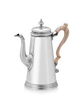 A George II silver coffee pot, Thomas England, London, 1728