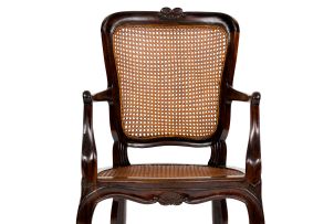 A Cape Louis XV style stinkwood armchair, circa 1770