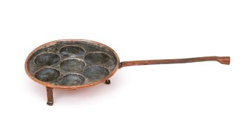 A Cape copper kolwyntjie pan, 19th century